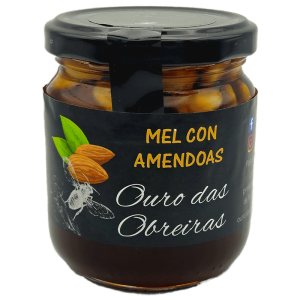 Miel con almendras Ouro das Obreiras 250g - Cova do Xacio