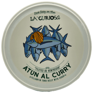 Ventresca de atún al curry de La Curiosa - Cova do Xacio